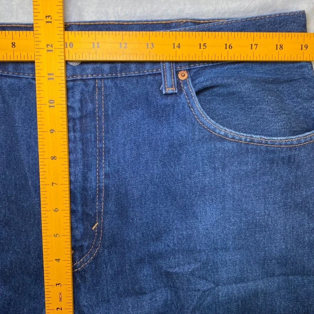 Levi's 517 Boot Cut Jeans Men's 38x34 Blue Water Less Stretch Denim